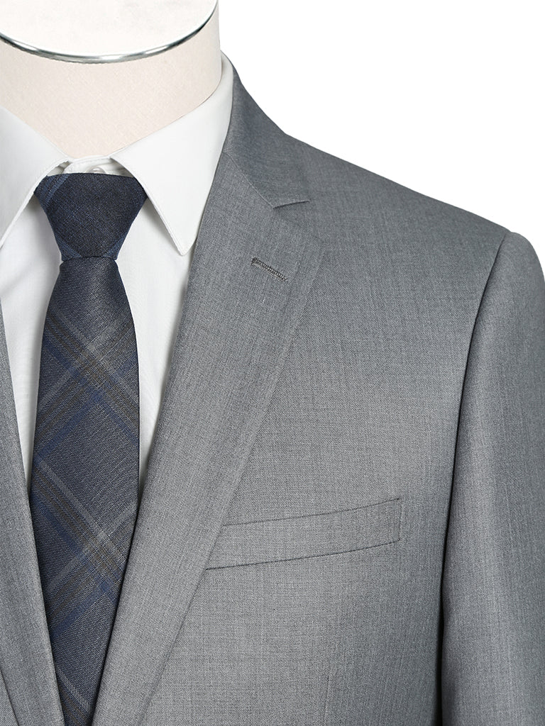 301-3SL 2 PC SUIT - SILVER GREY