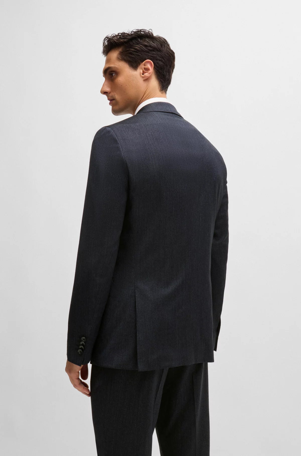 HUGO BOSS - Slim-fit Suit in micro-patterned wool
