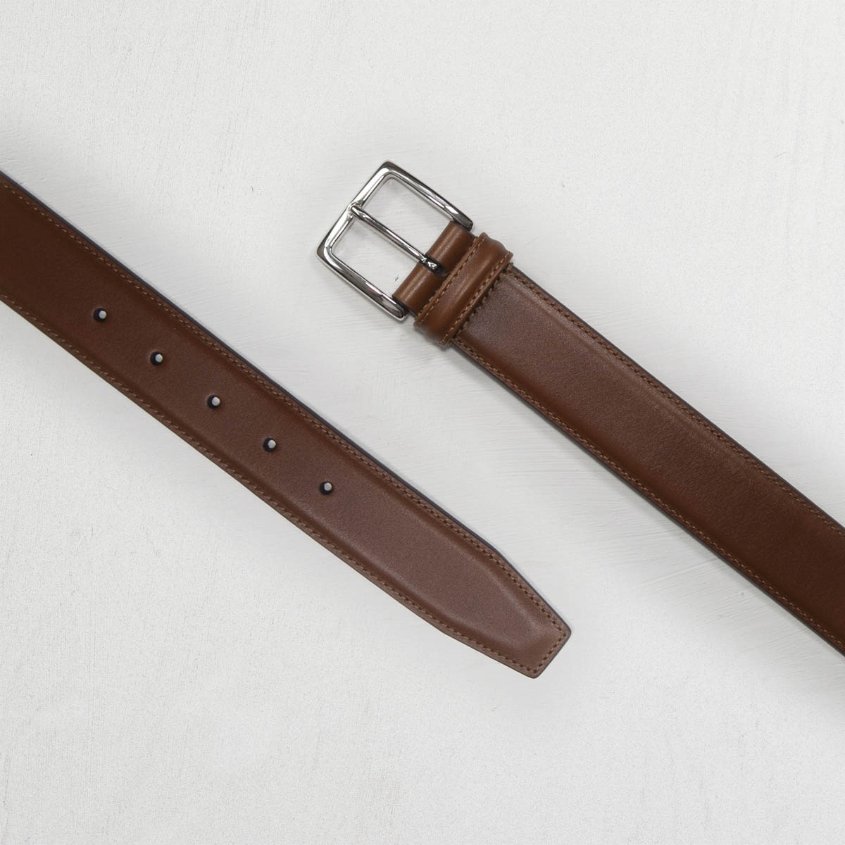 Classic Tan Stitched Belt