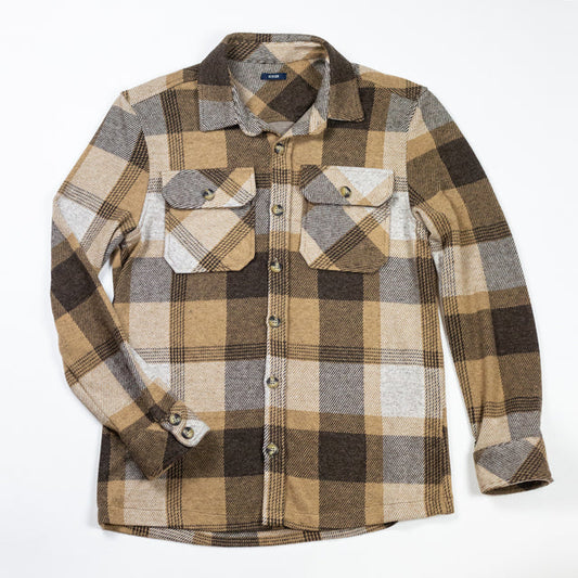 VIENNA PLAID JERSEY SHIRT