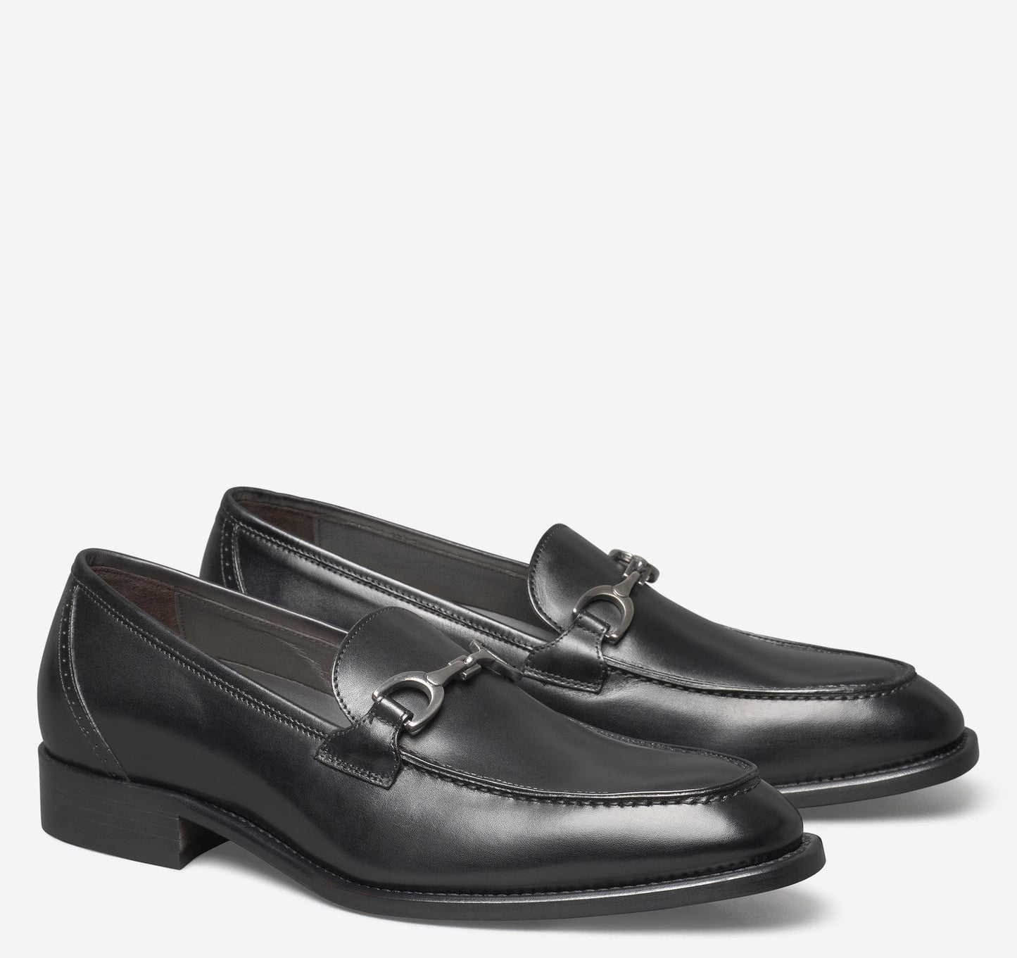 JOHNSTON & MURPHY Ellsworth Bit Black Leather Shoes