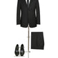 301-1SL 2 PC SUIT - BLACK