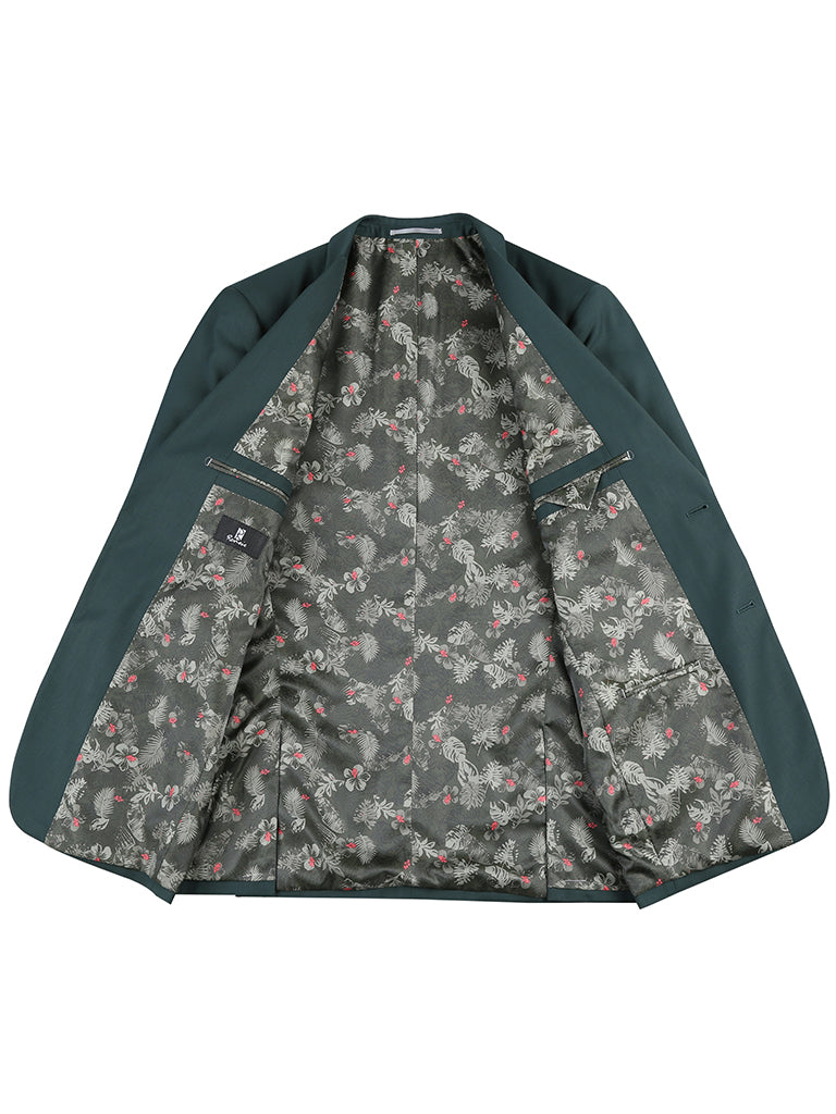201-9SL 2 PC SUIT - FOREST GREEN