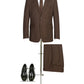301-5SL 2 PC SUIT - CHOCOLATE