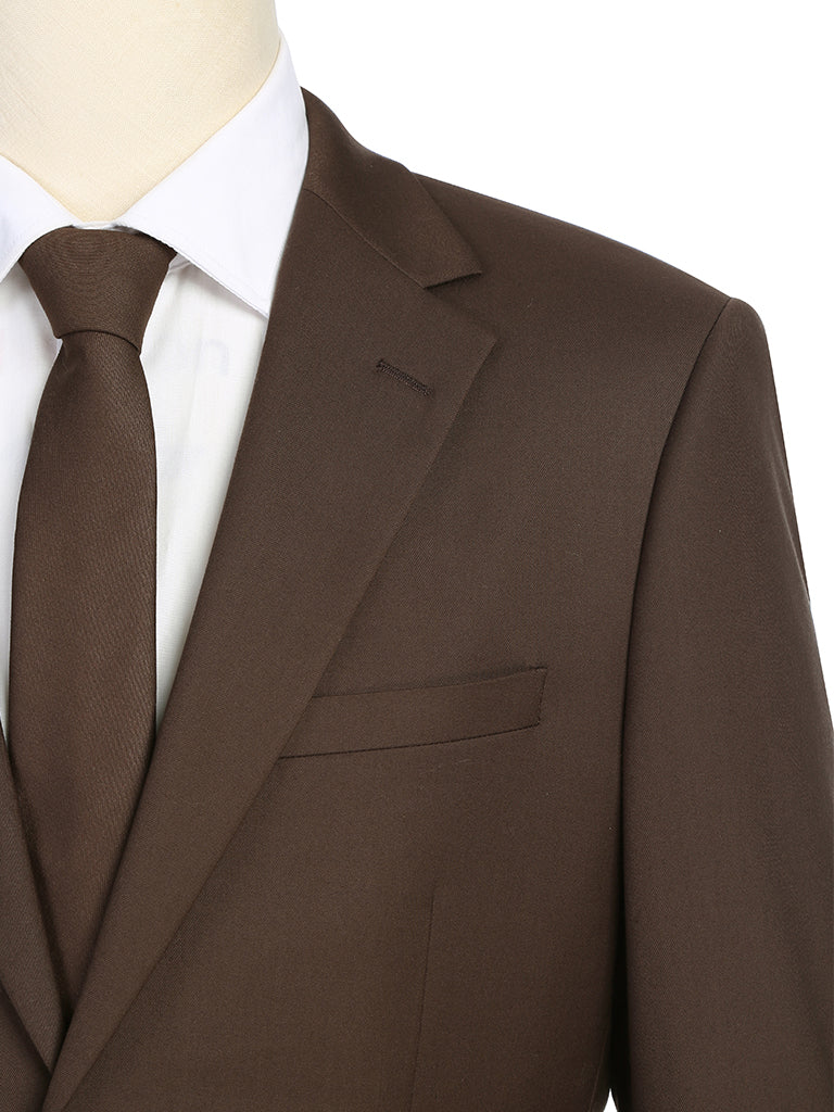 301-5SL 2 PC SUIT - CHOCOLATE