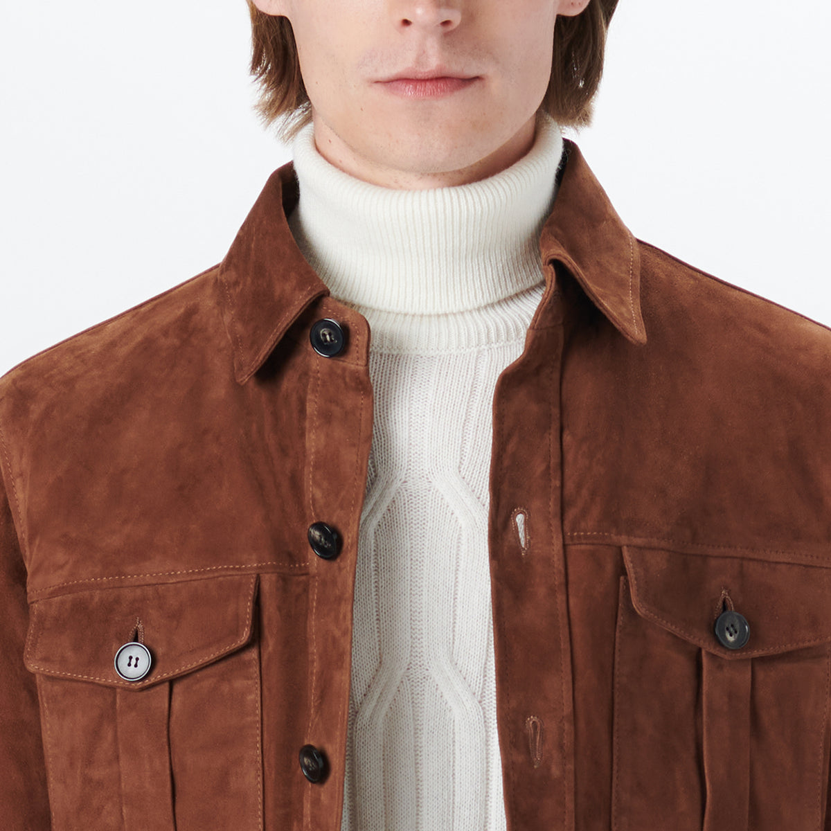 Suede Shirt Jacket